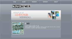 Desktop Screenshot of kovobemer.cz